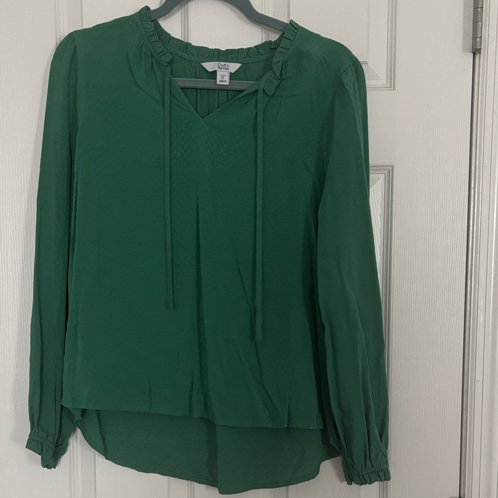 Emerald Green Blouse